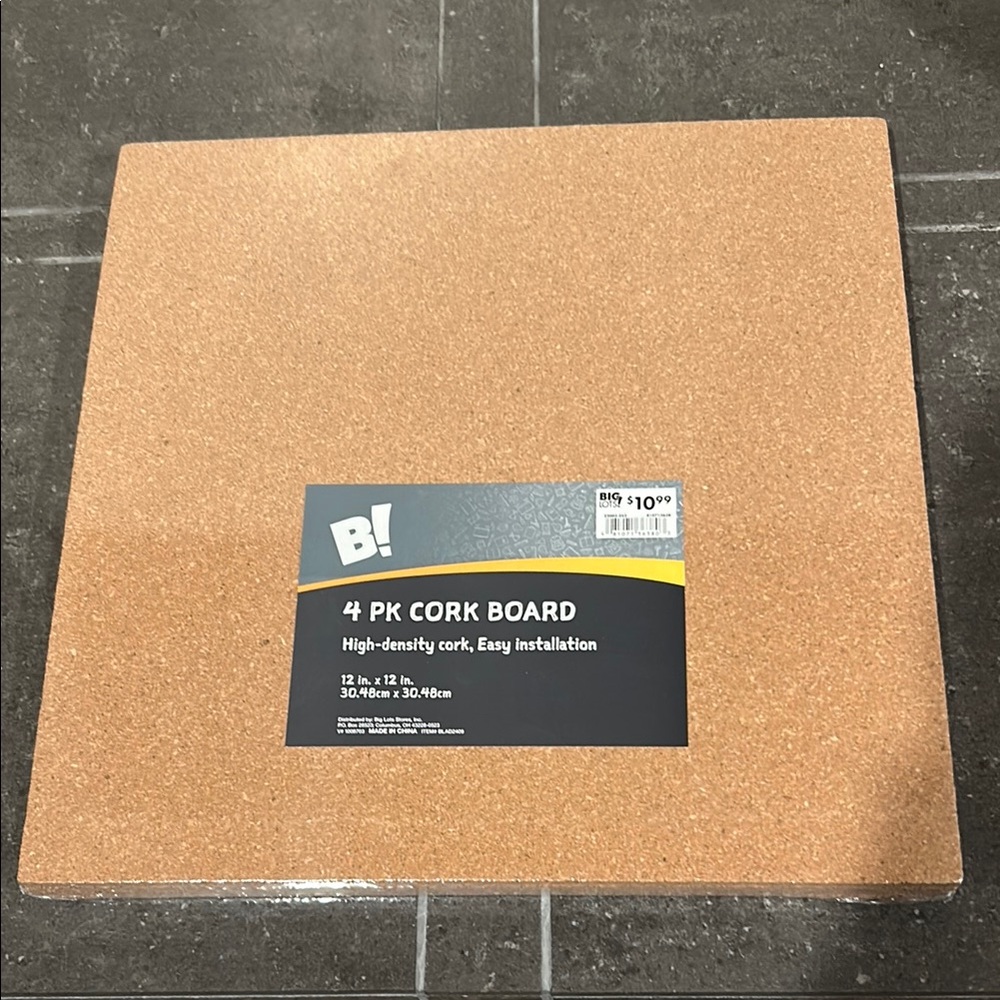 Cork Board Set 4pc